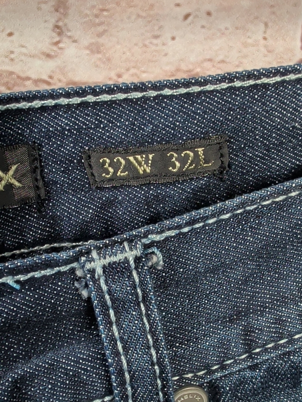 Helix Men's Dark Blue Bootcut Jeans 32 X 32 New - Picture 5 of 10